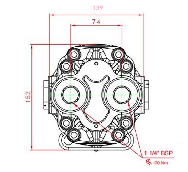 BELD80B14 размеры